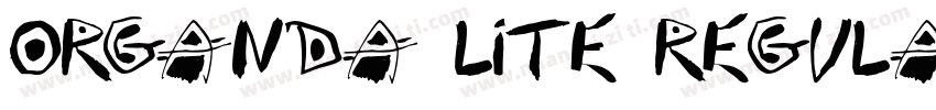 Organda Lite Regula字体转换